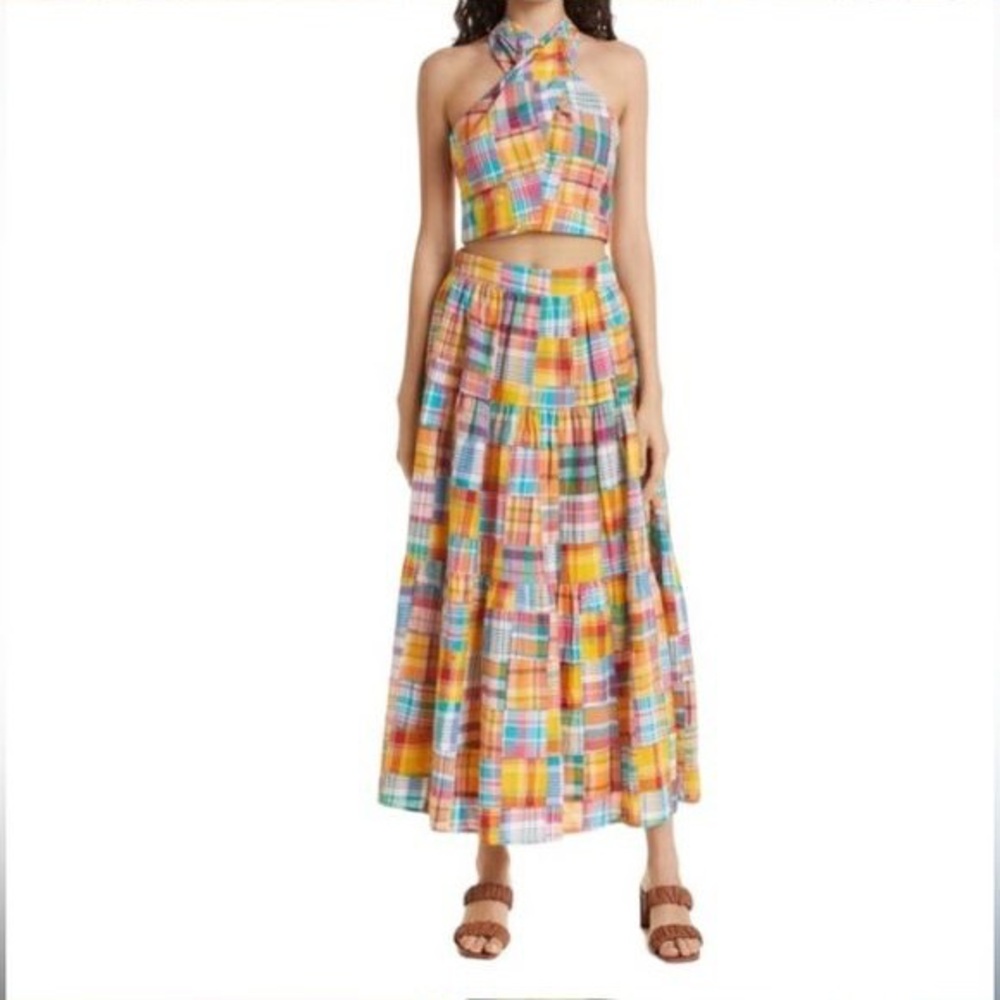 100% cotton maxi + halter by Staud